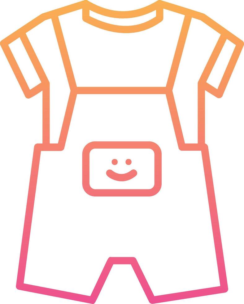 Dungarees Vecto Icon vector