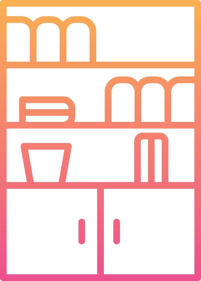 Cupboard Vecto Icon vector