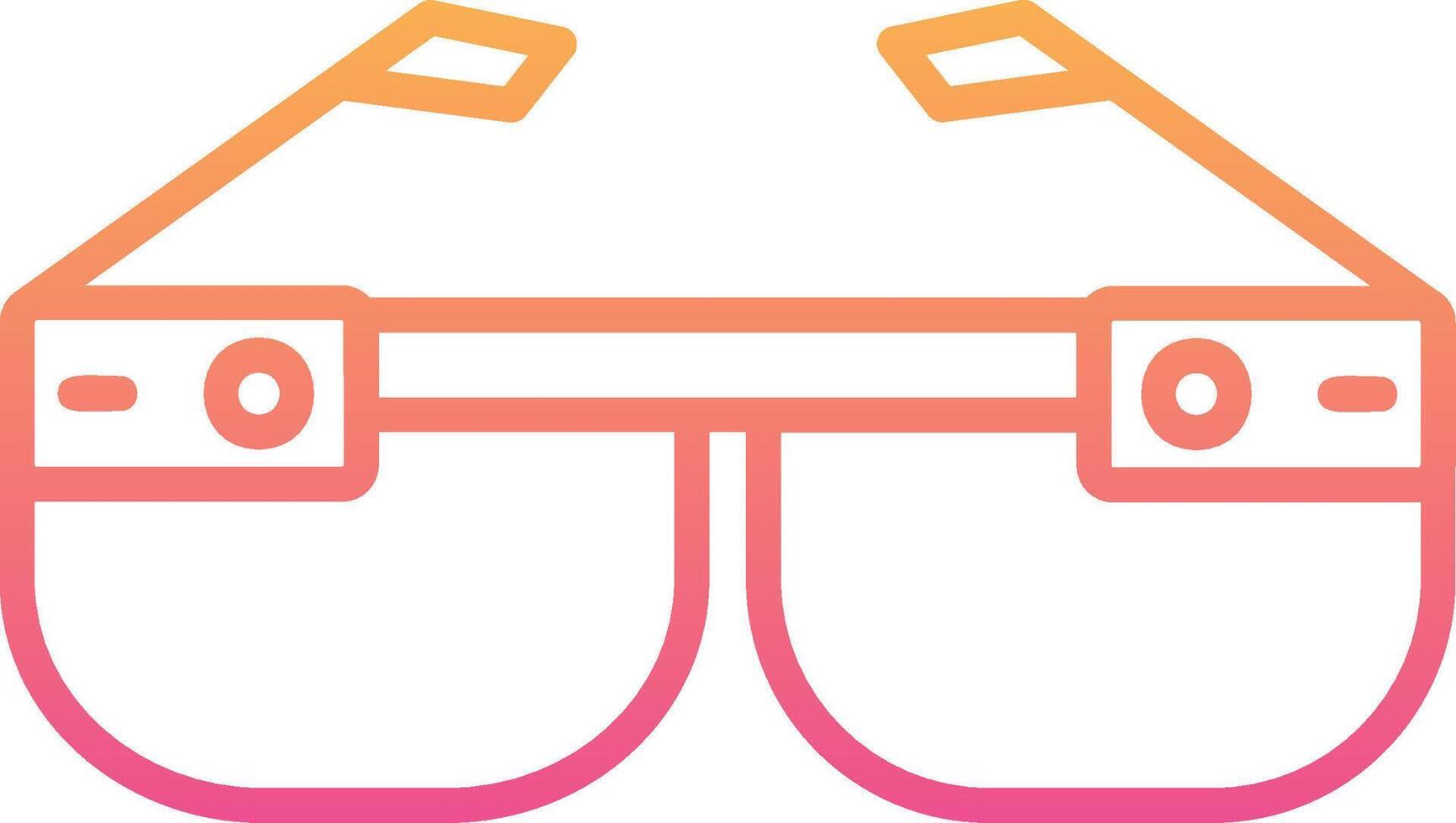 inteligente lentes vecto icono vector