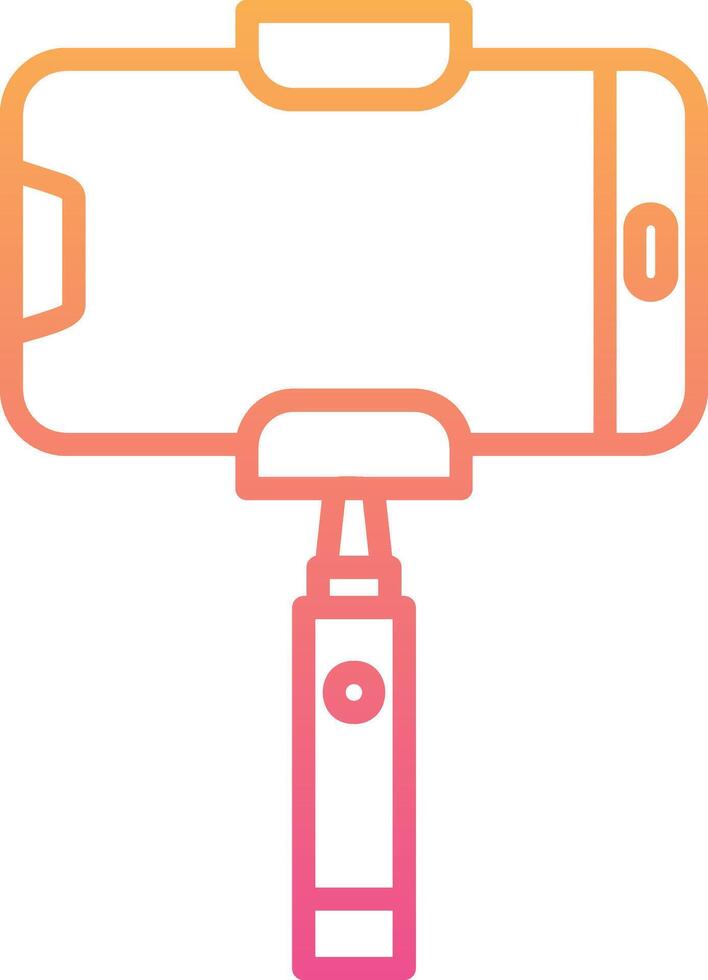 Selfie Stick Vecto Icon vector