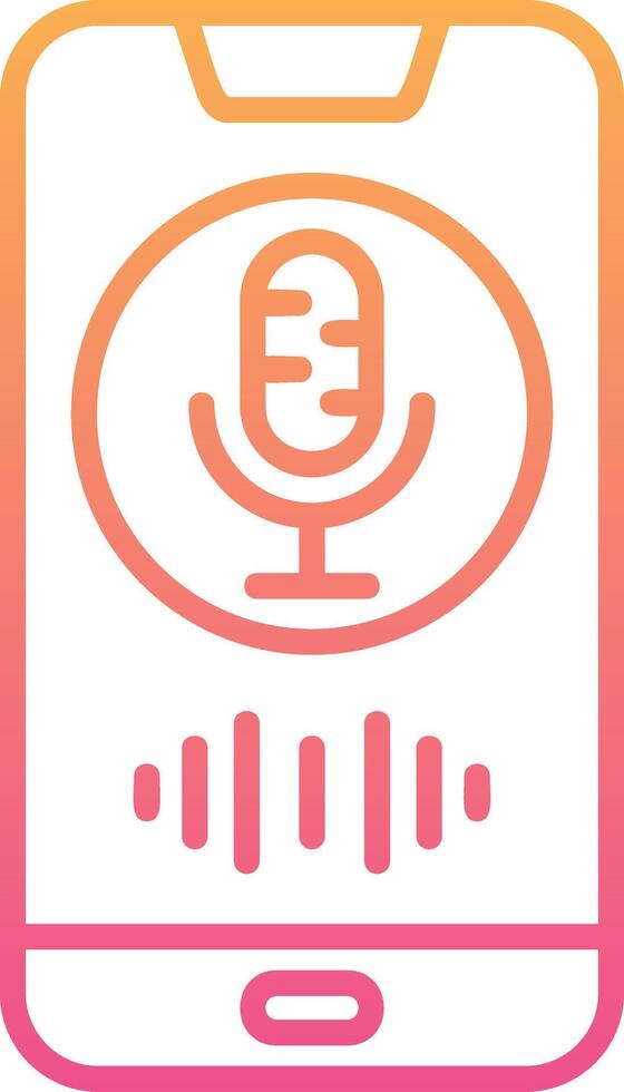 Voice Assistant Vecto Icon vector