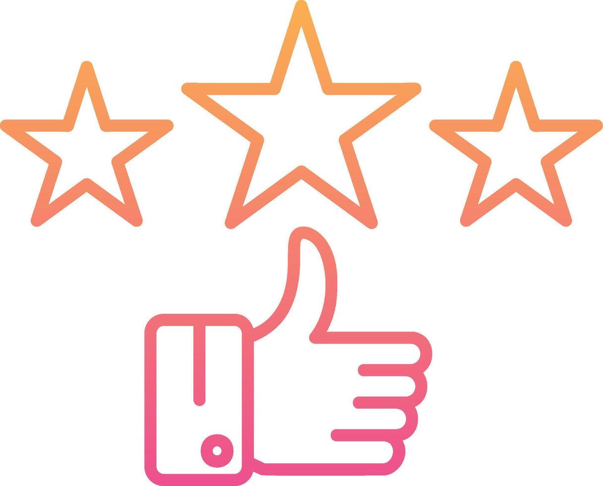 Rating Vecto Icon vector