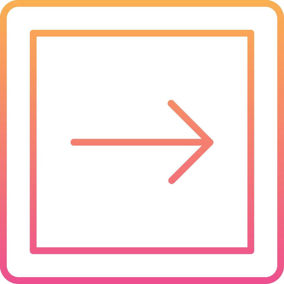 Right Arrow Vecto Icon vector