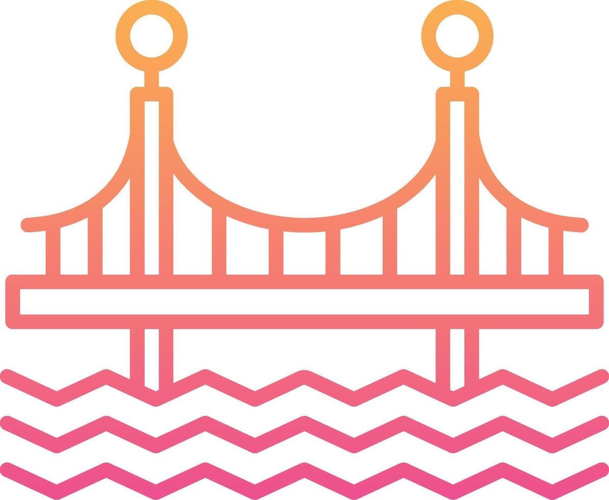 Bridge Vecto Icon vector