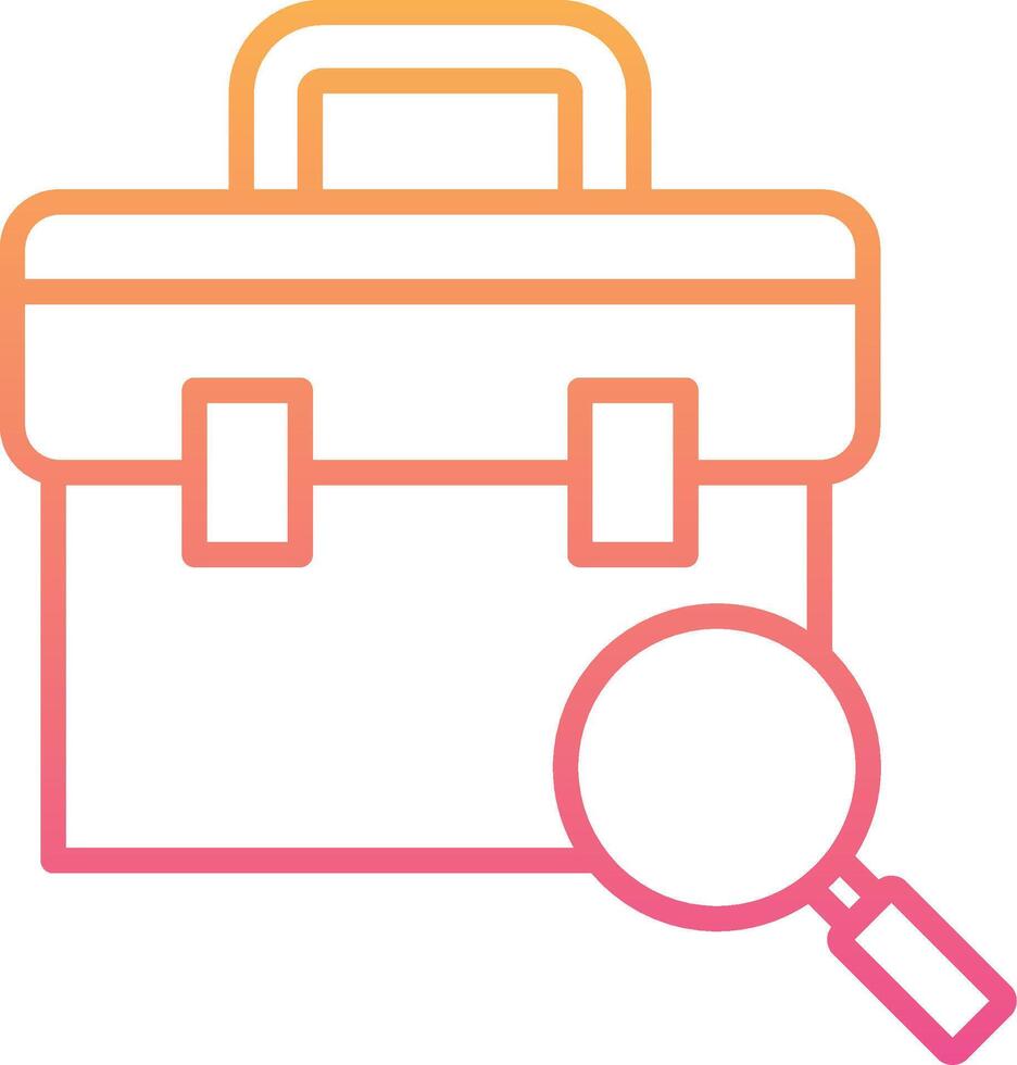 Jobs Search Vecto Icon vector