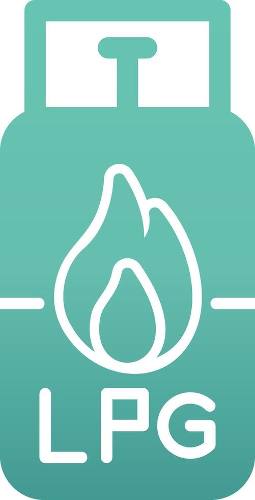 Gas Cylinder Vecto Icon vector