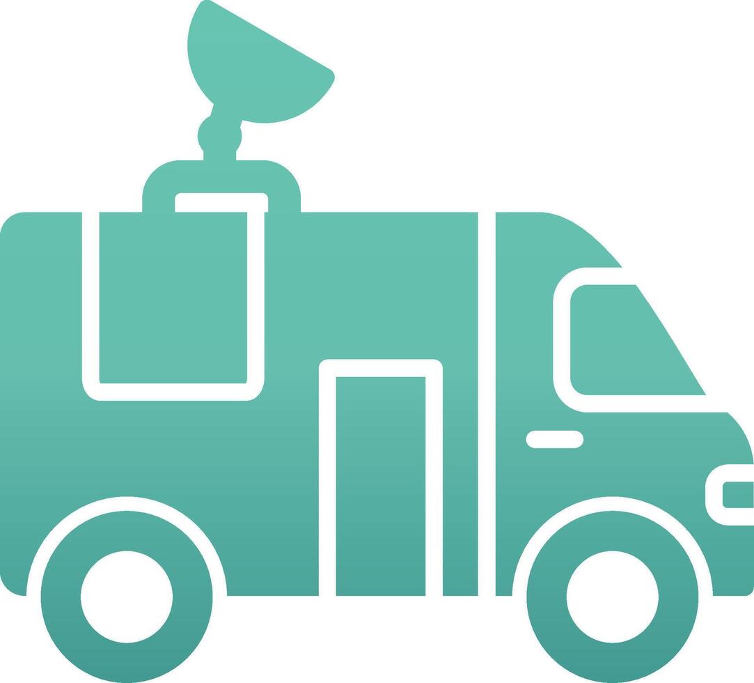 News Van Vecto Icon vector