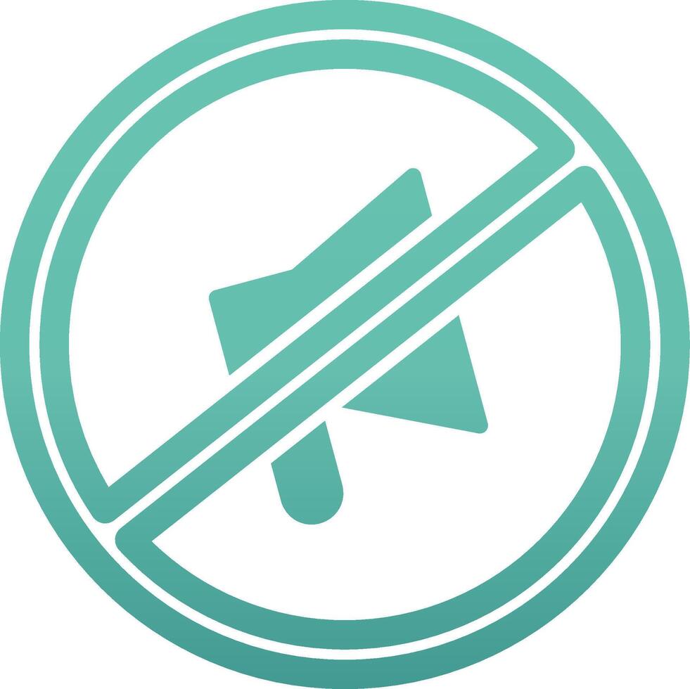 Muted Vecto Icon vector
