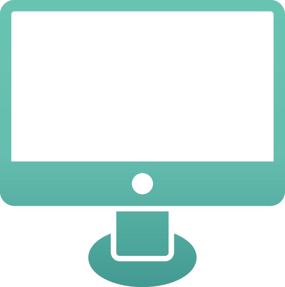 Moniter Screen Vecto Icon vector