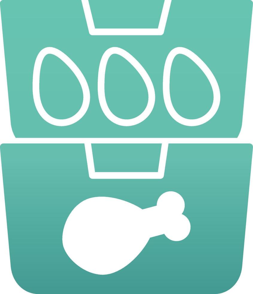 Food Containers Vecto Icon vector