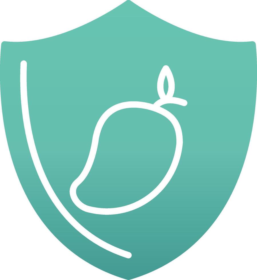 Food Shield Vecto Icon vector