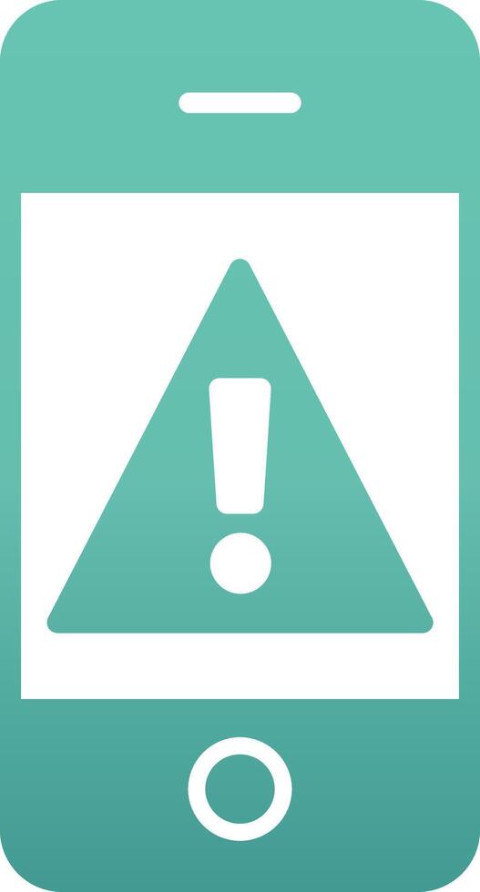 Mobile Alert Vecto Icon vector