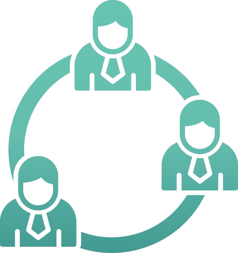 Team Work Vecto Icon vector
