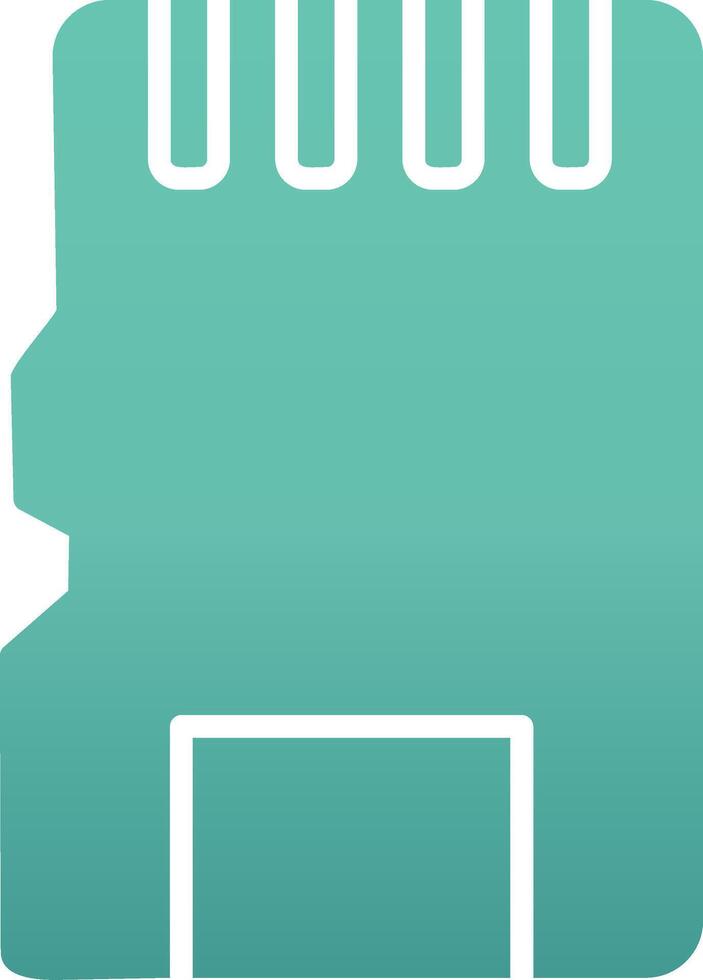 Sd Card Vecto Icon vector
