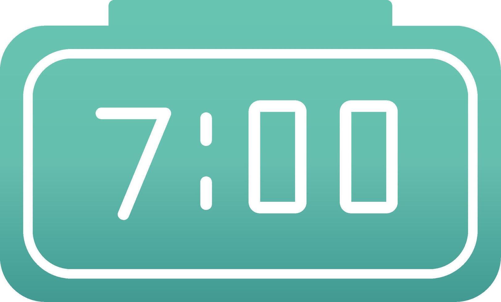 Digital Clock Vecto Icon vector