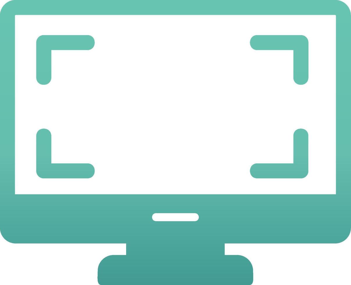 Monitor Vecto Icon vector