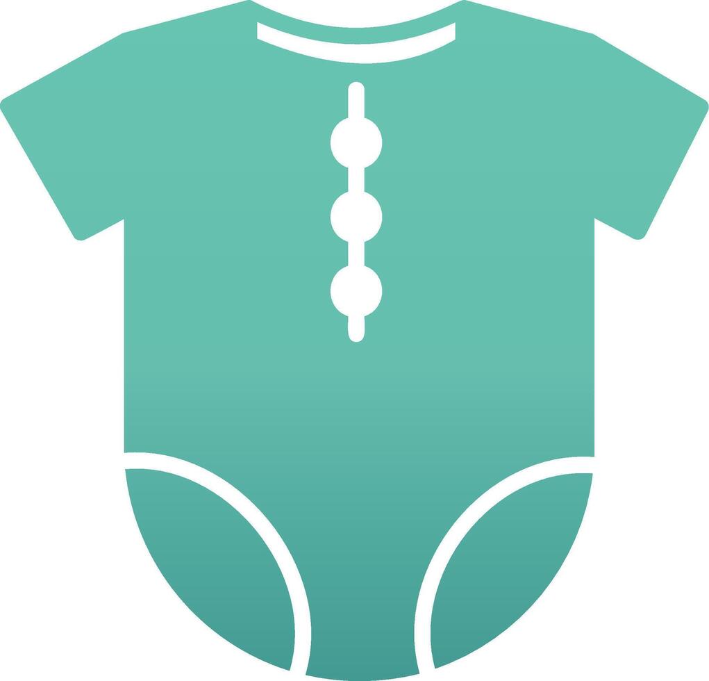 Baby Outfit Vecto Icon vector