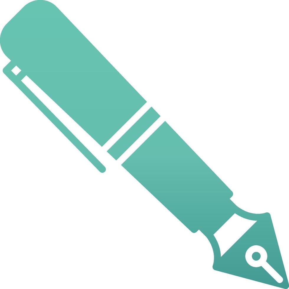 Fountain Pen Vecto Icon vector
