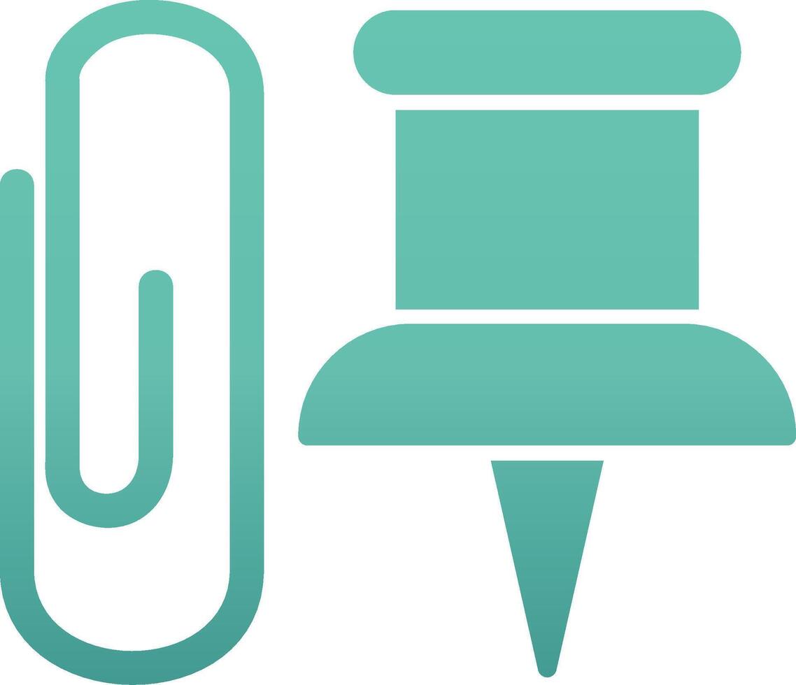 Paper Clip Vecto Icon vector