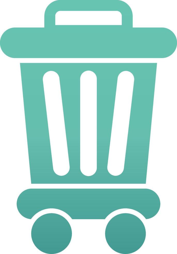 Trash Bin Vecto Icon vector