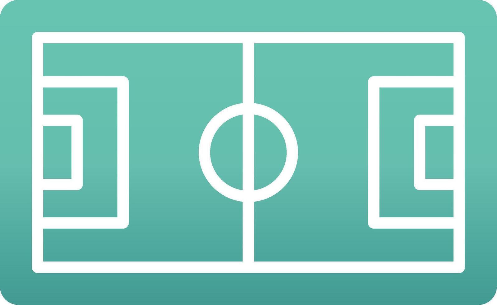 Football Pitch Vecto Icon vector