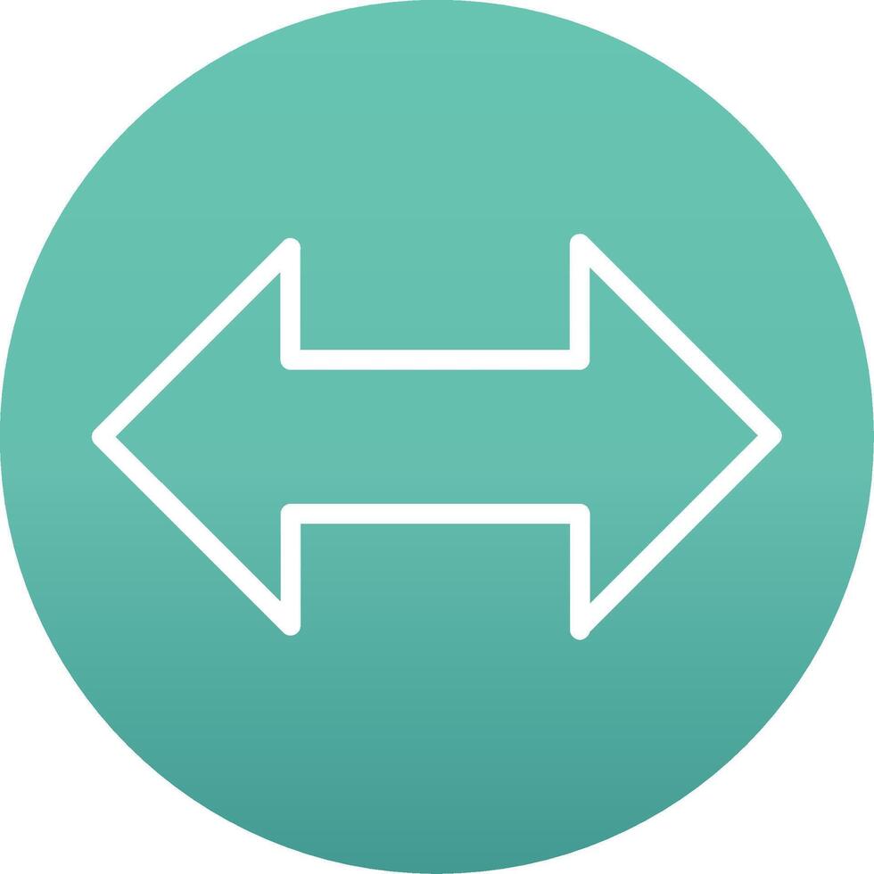 Two Arrows Vecto Icon vector