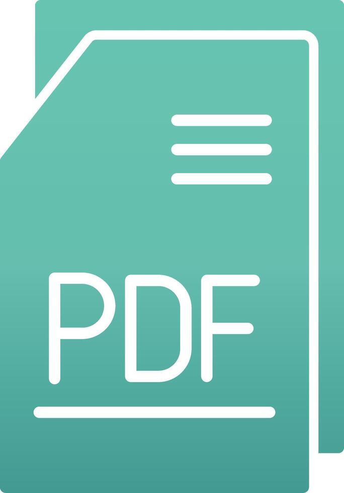 Pdf File Vecto Icon vector