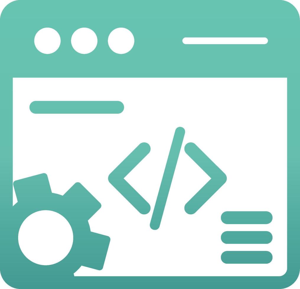 Web Development Vecto Icon vector