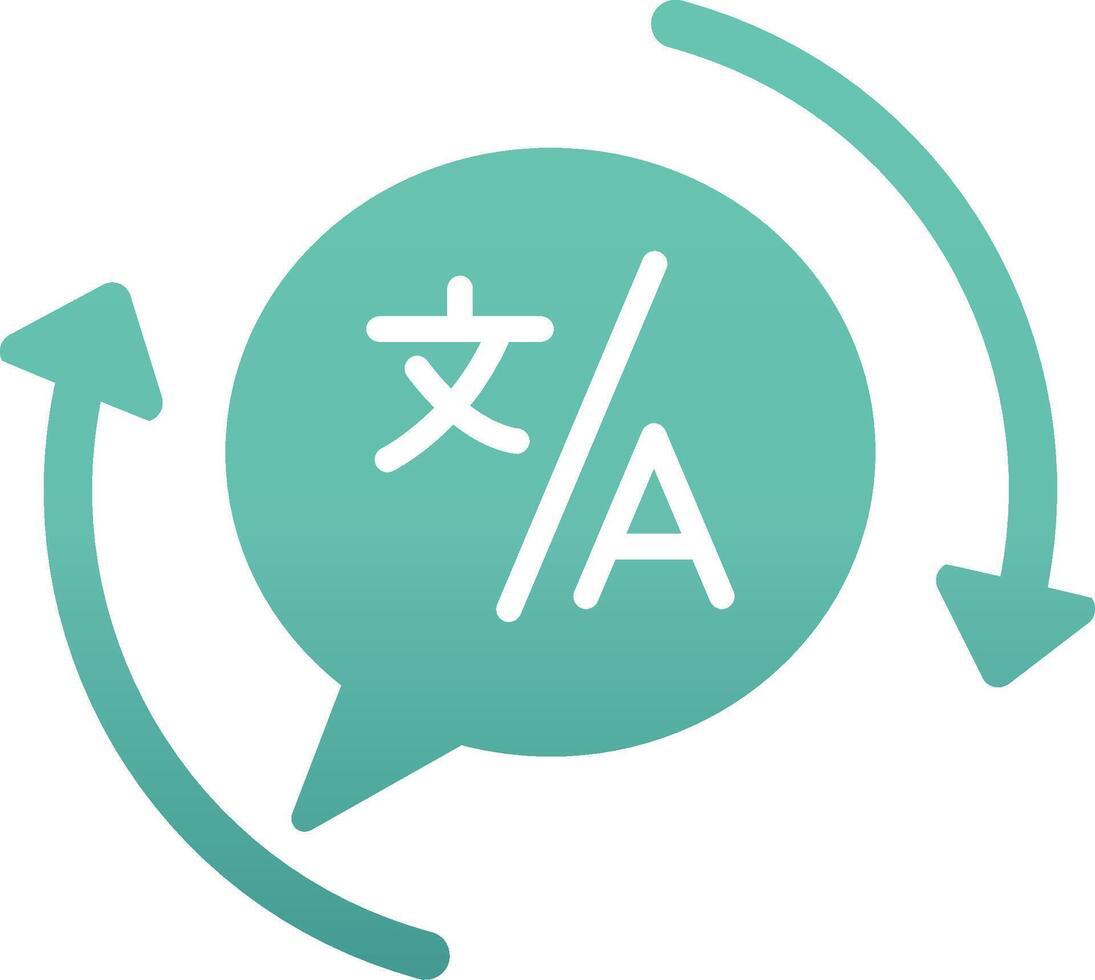 Translation Vecto Icon vector