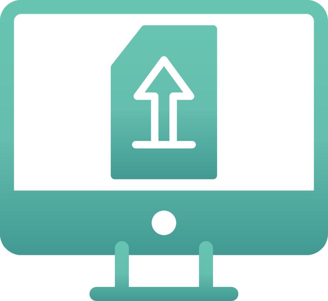 Upload File Vecto Icon vector