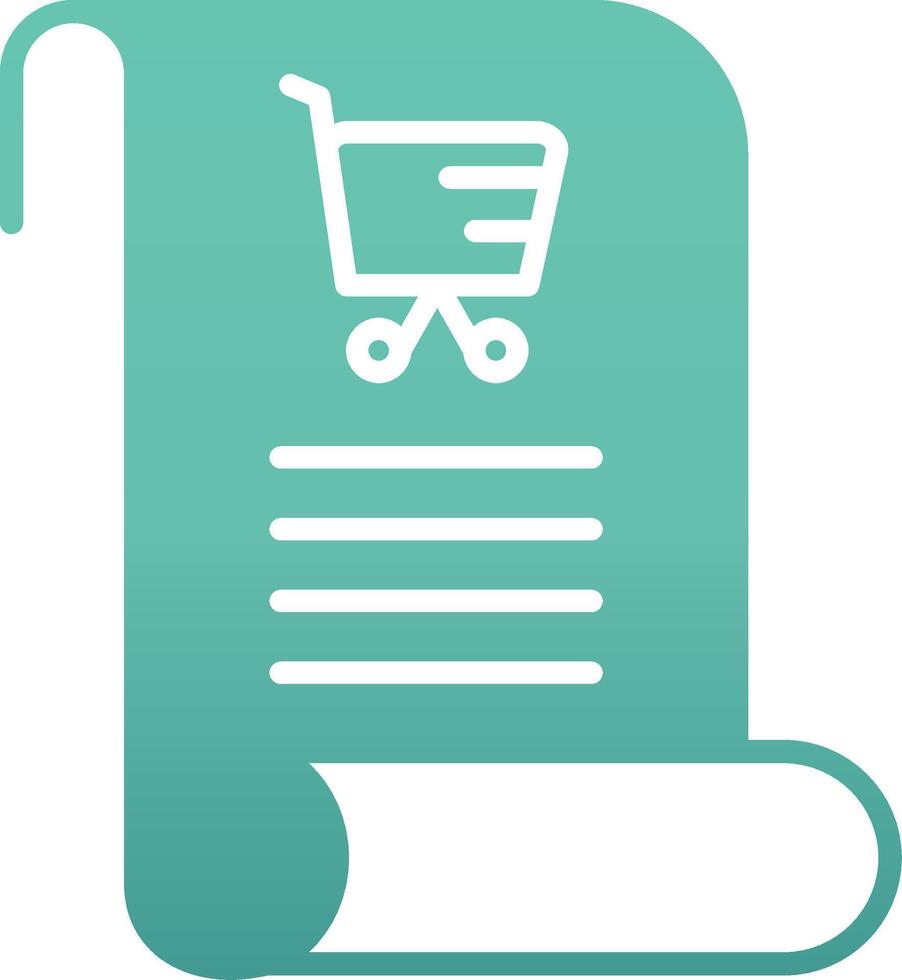 Shopping List Vecto Icon vector