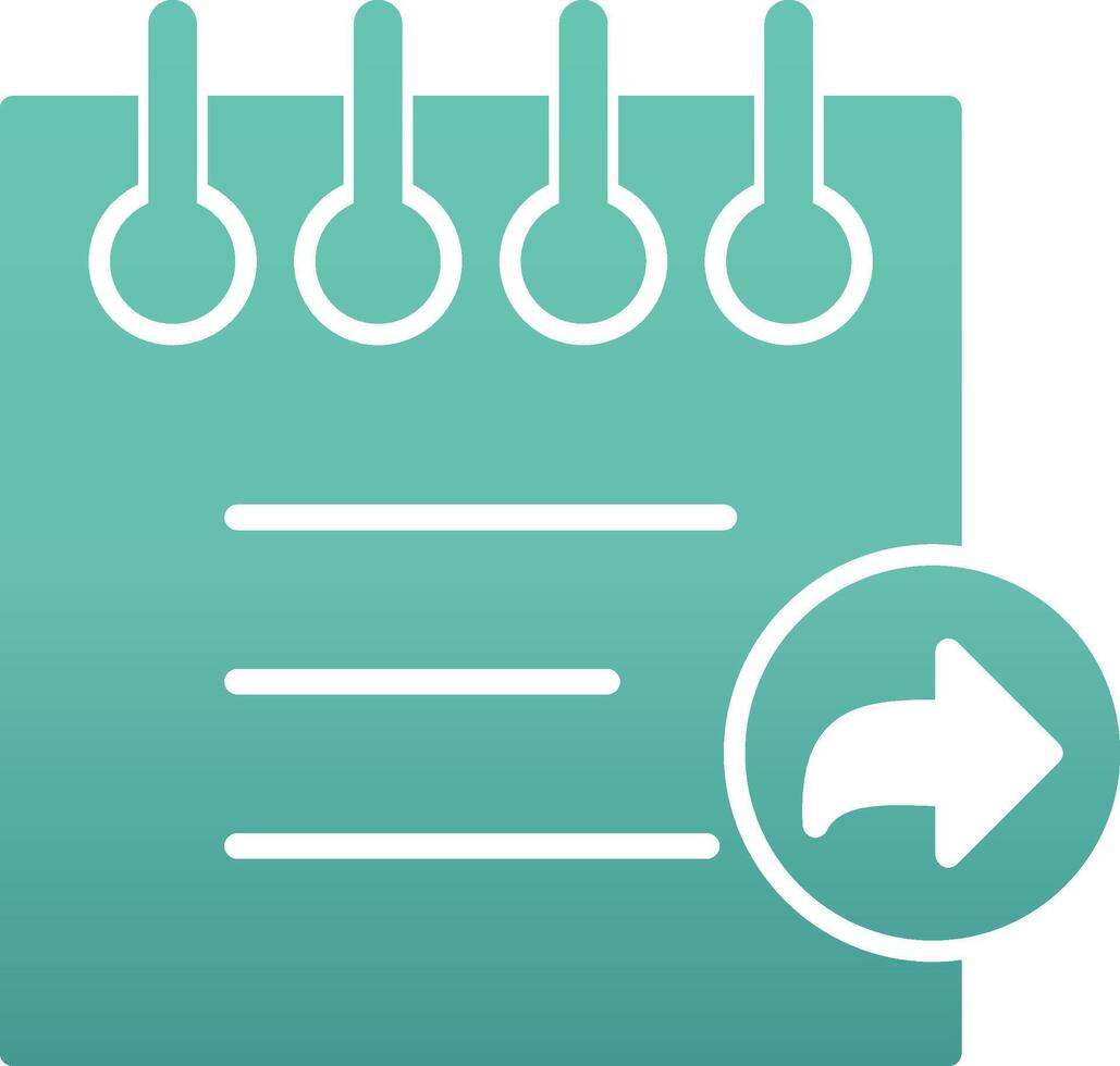 Notes Share Vecto Icon vector