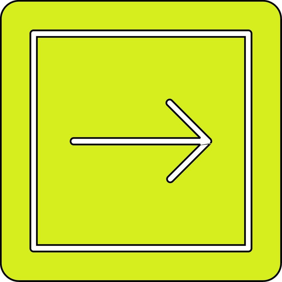 Right Arrow Vecto Icon vector