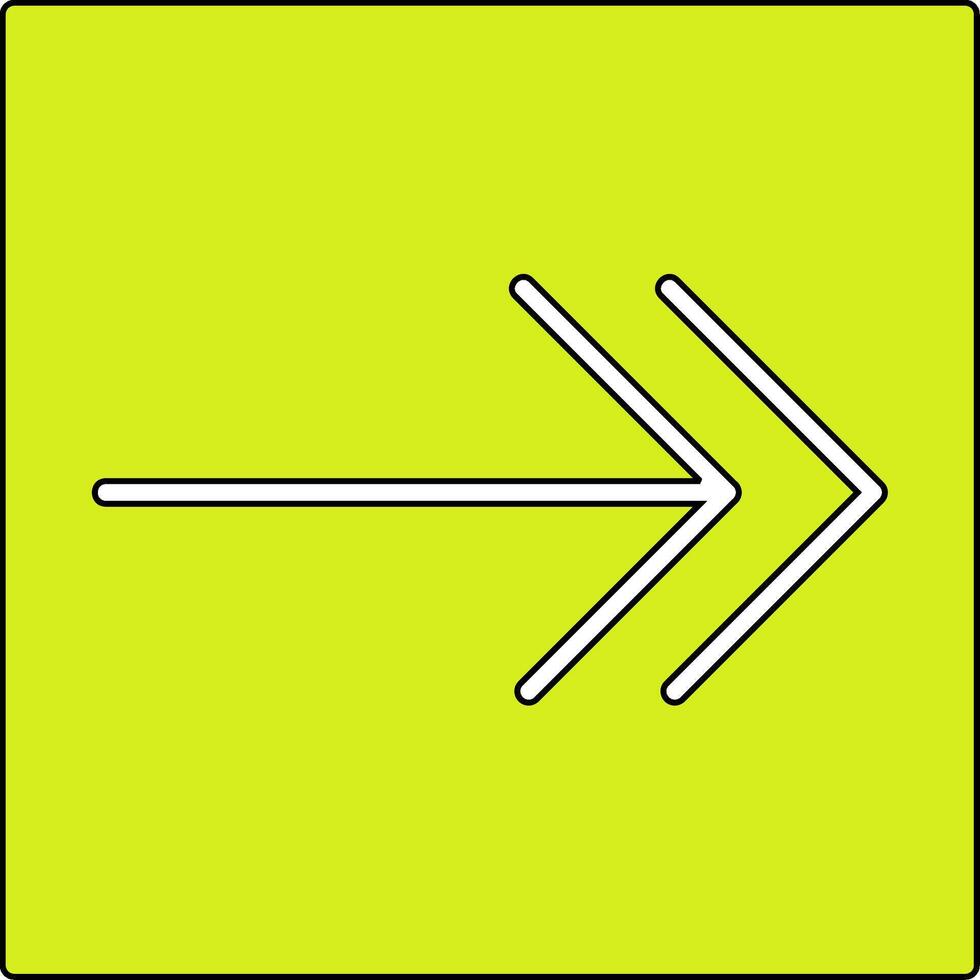 Right Arrow Vecto Icon vector