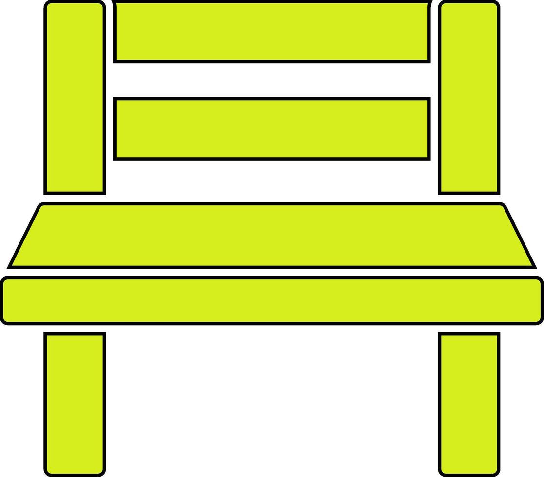 Bench Vecto Icon vector