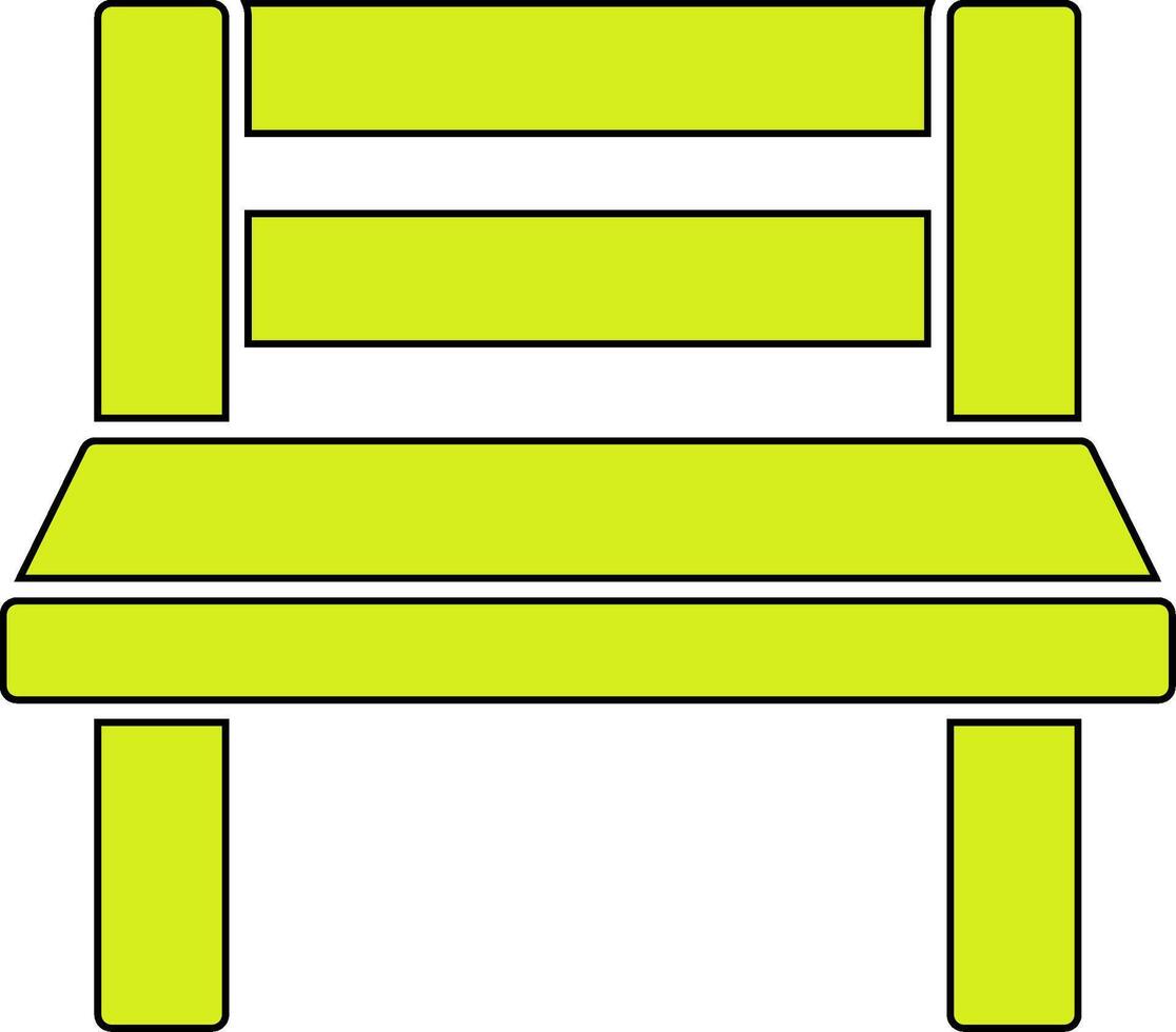 Bench Vecto Icon vector