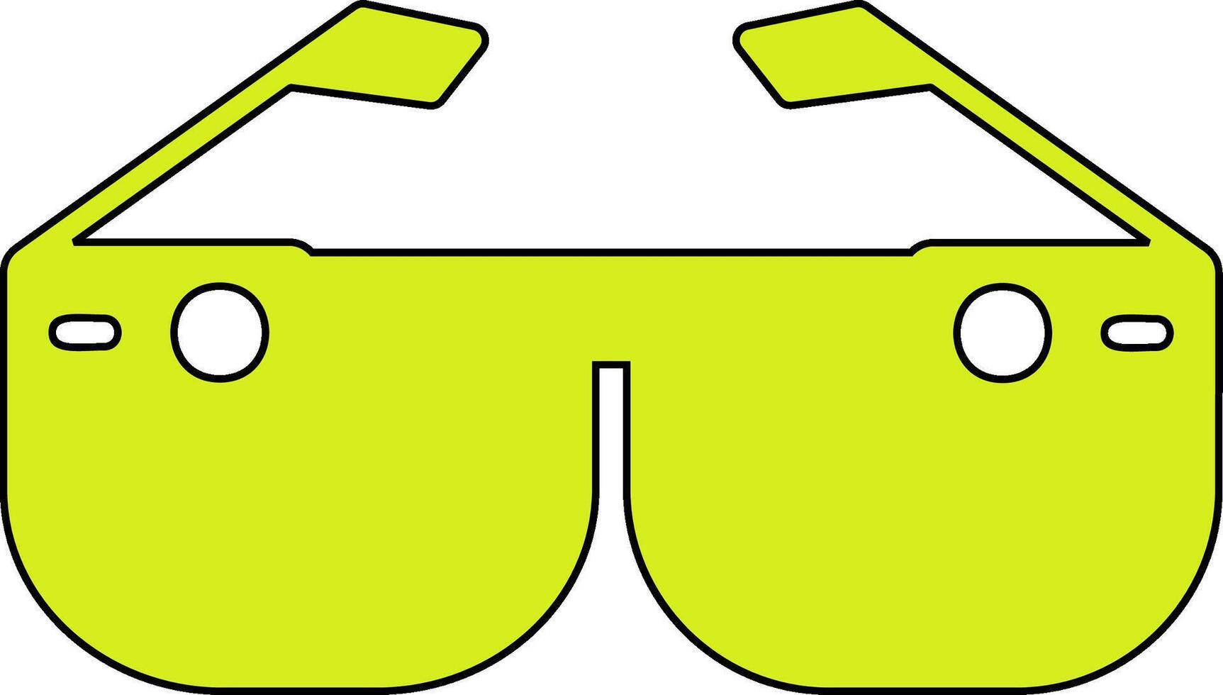 Smart Glasses Vecto Icon vector