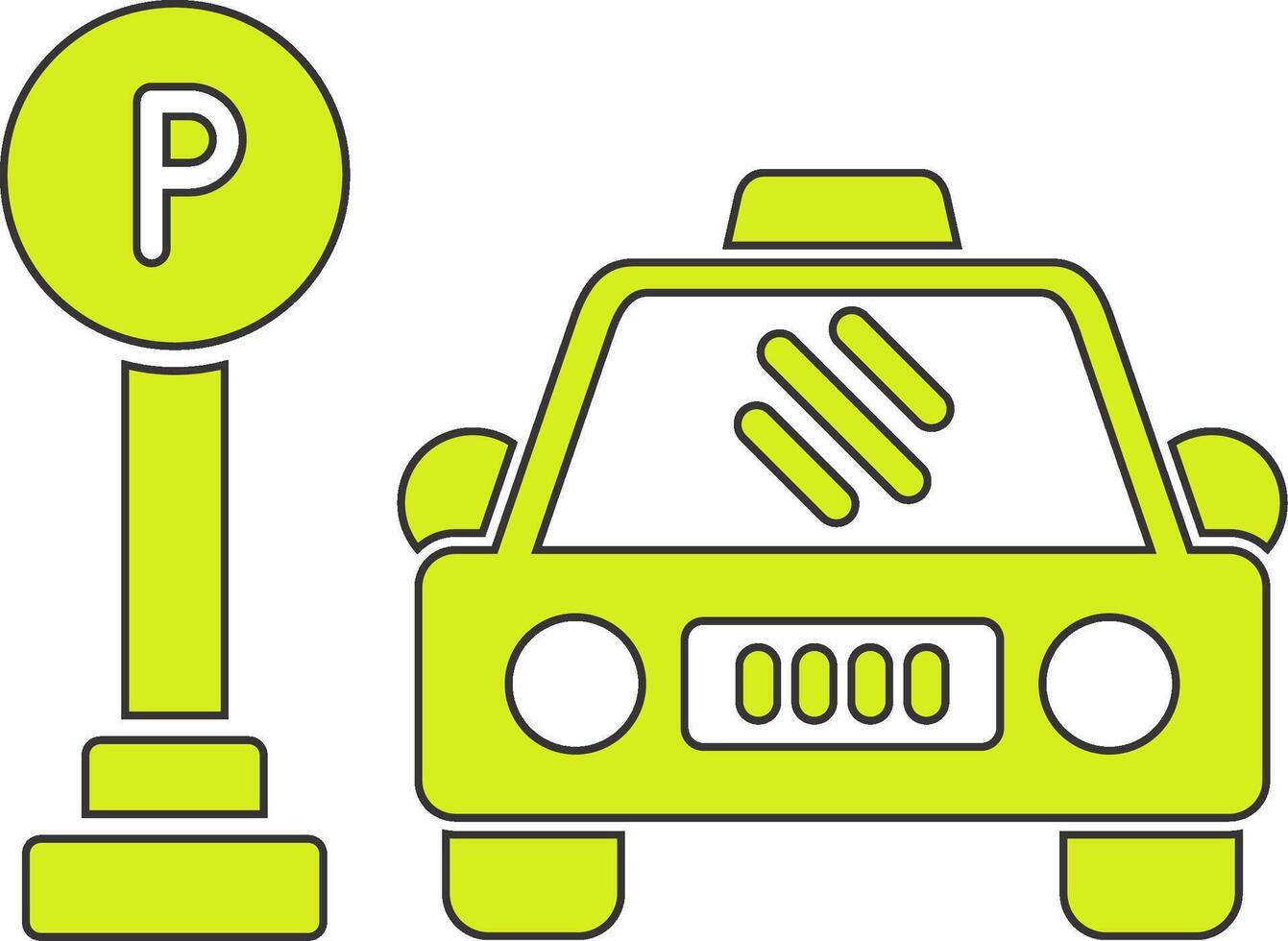 Parking Vecto Icon vector