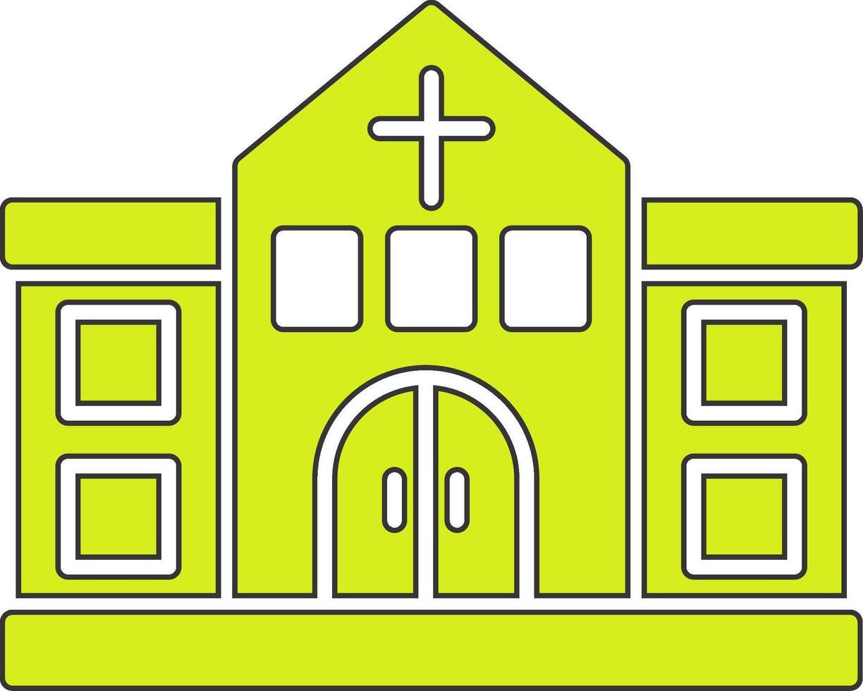 Iglesia vecto icono vector