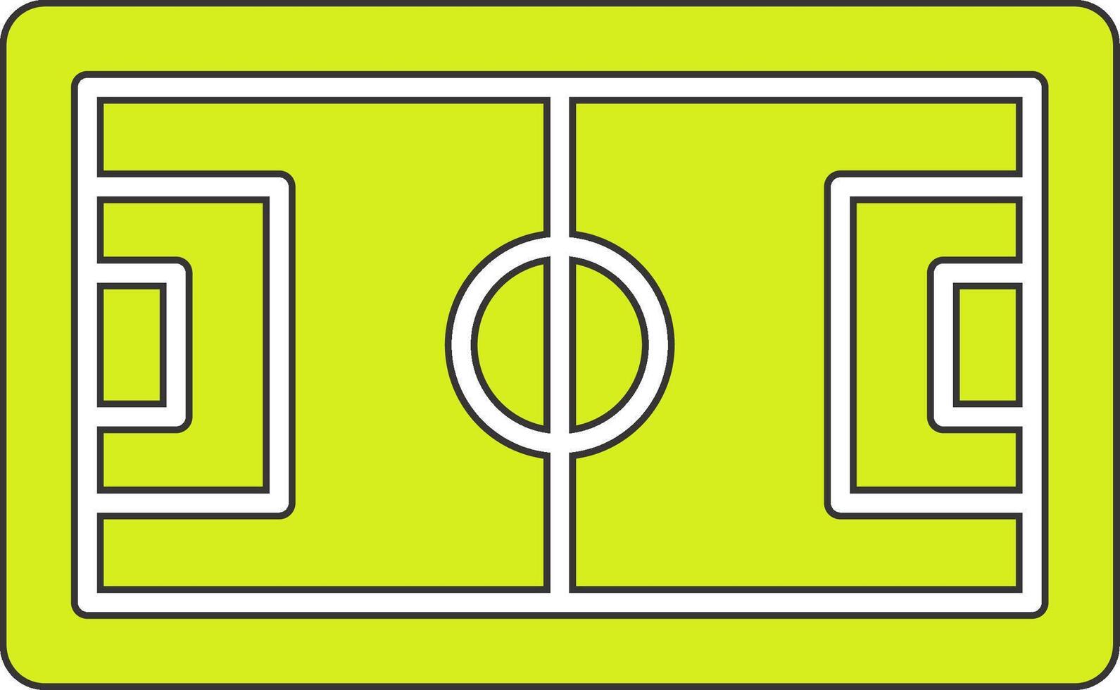 Football Pitch Vecto Icon vector