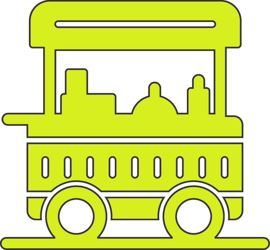 Food Cart Vecto Icon vector