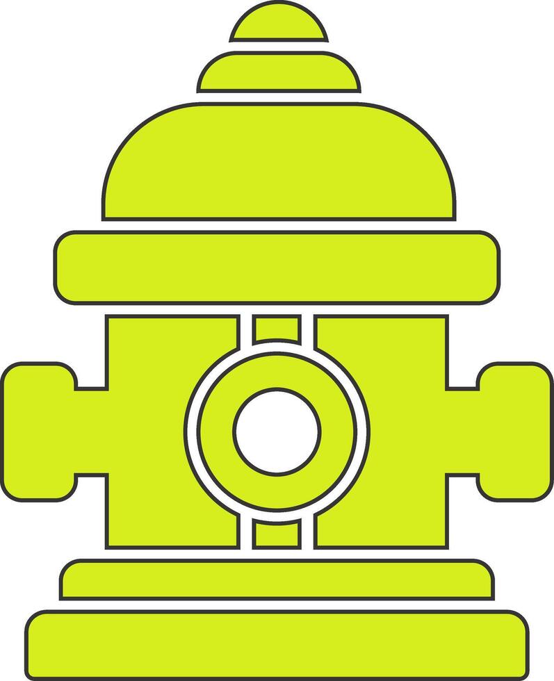 Fire Hydrant Vecto Icon vector