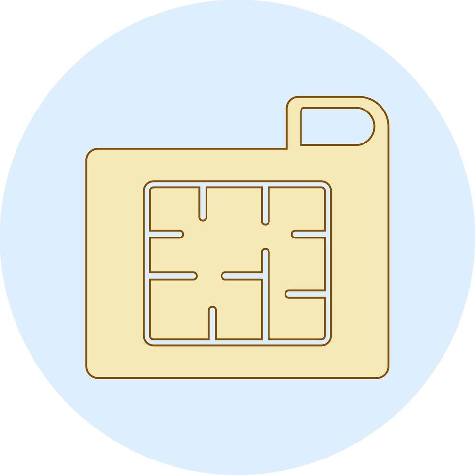 House Plan Vecto Icon vector