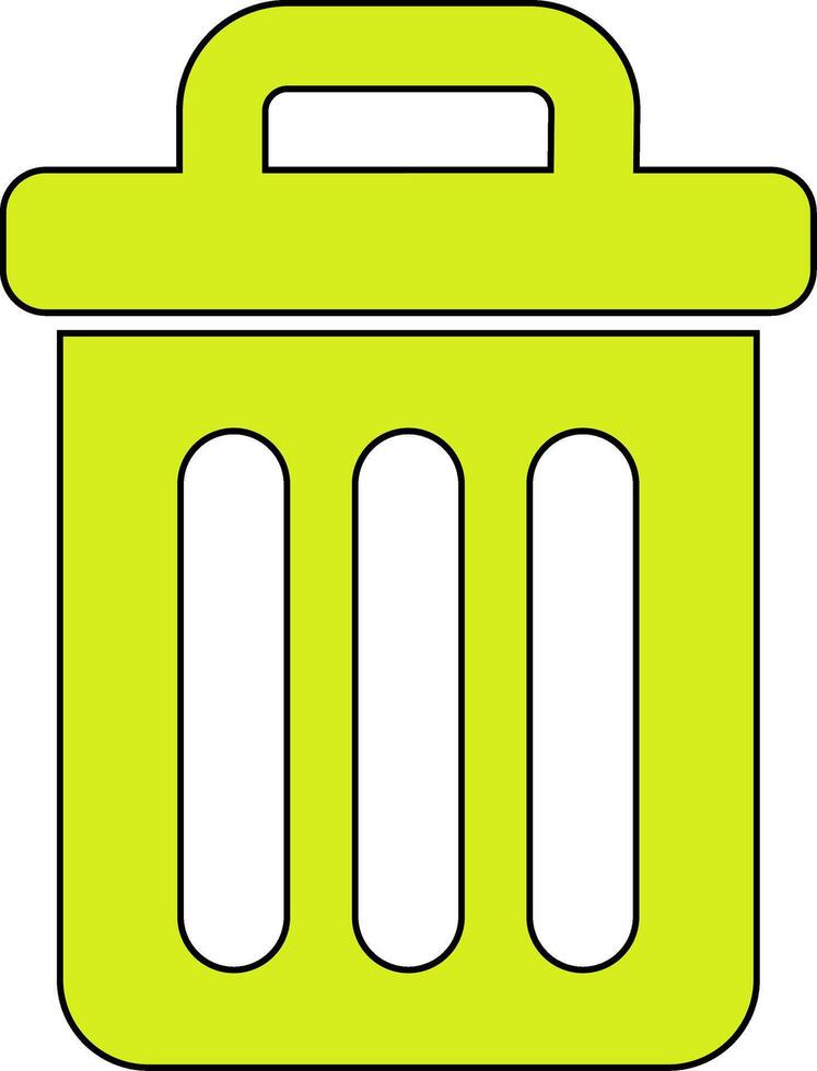 Trash Bin Vecto Icon vector
