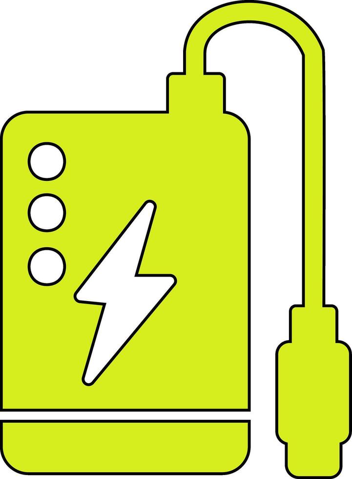 Power Bank Vecto Icon vector
