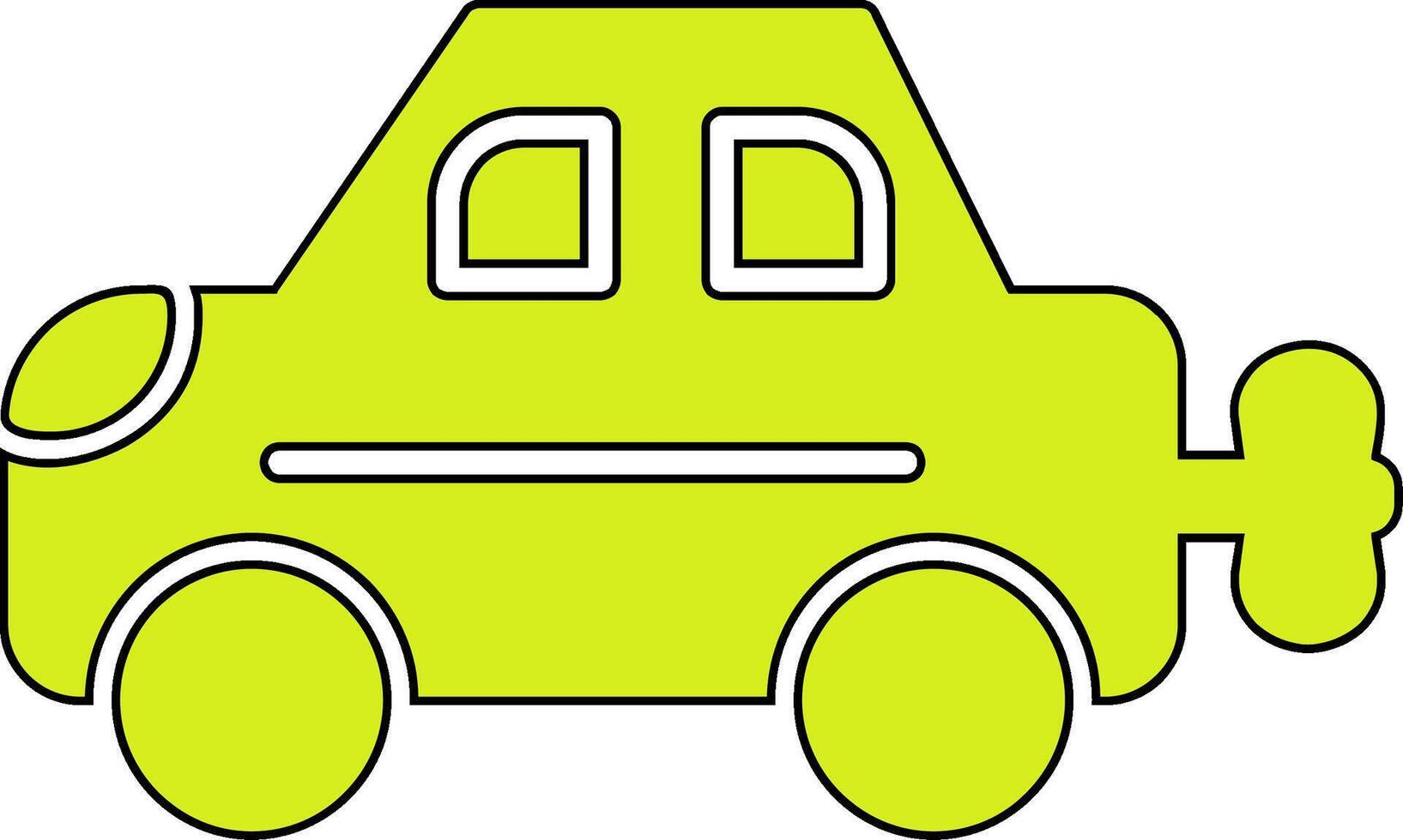 coche juguete vecto icono vector