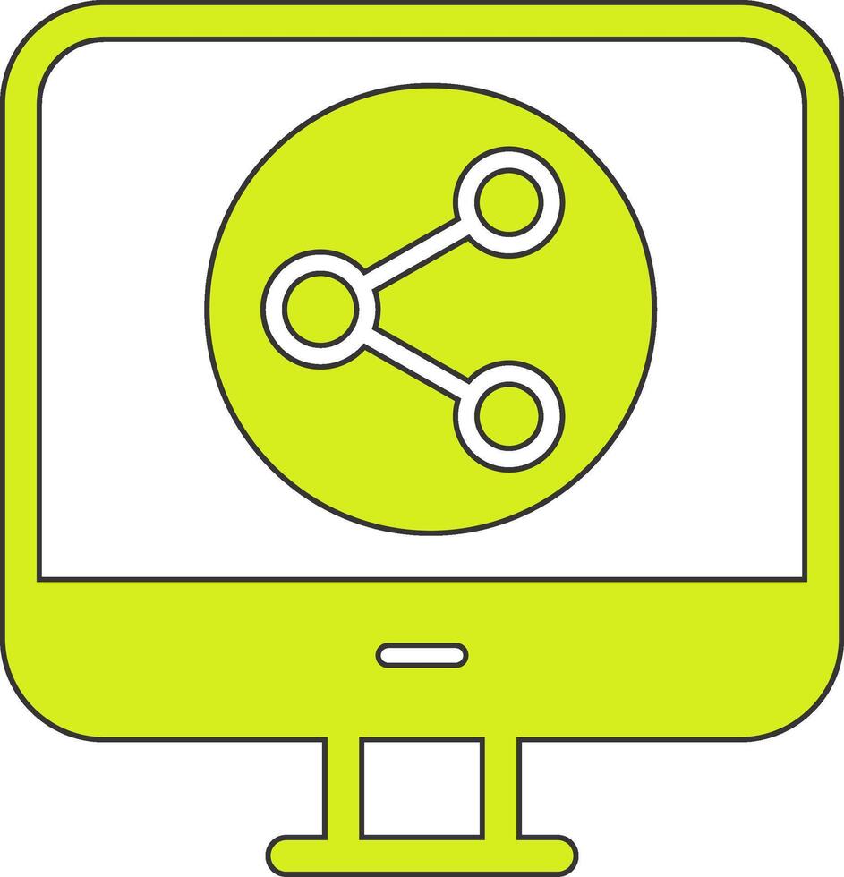 Data Share Vecto Icon vector