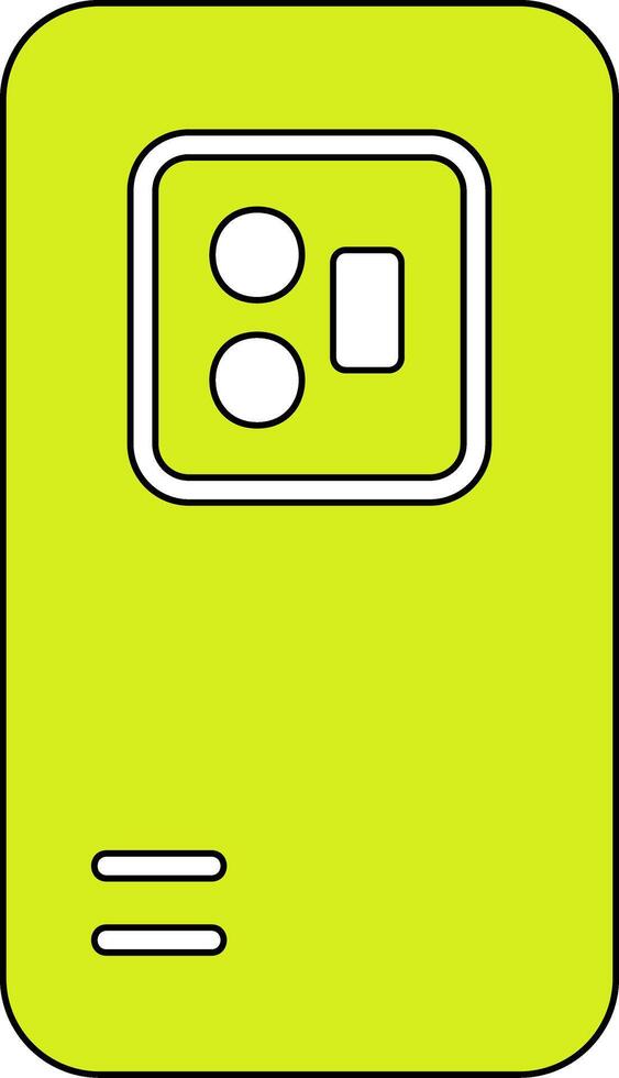 Mobile Back Camera Vecto Icon vector