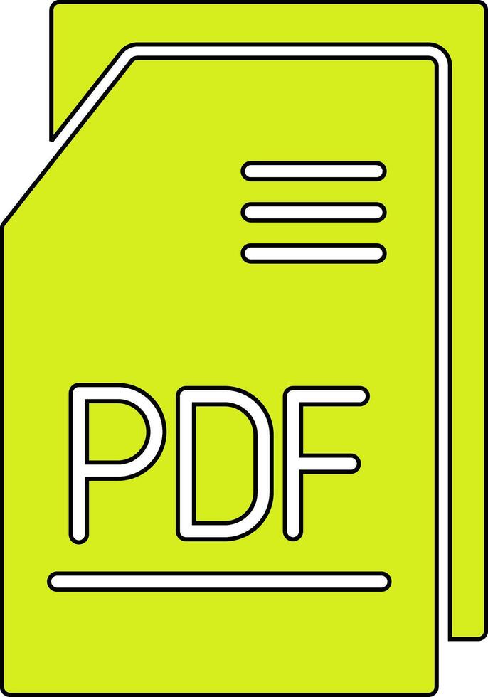 Pdf File Vecto Icon vector