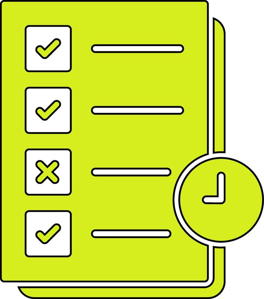 Planner Vecto Icon vector